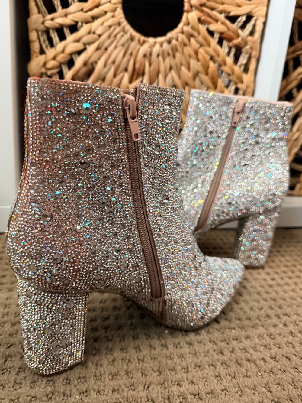 Betsey Johnson Cady Boots - Size 8 (like 7)- NWOT, very tiny flaw